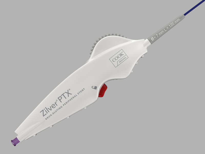 Handle of the Zilver PTX delivery system
